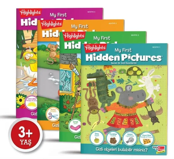 My First Hidden Pictures 4’lü Set Benim İlk Gizli Resimlerim